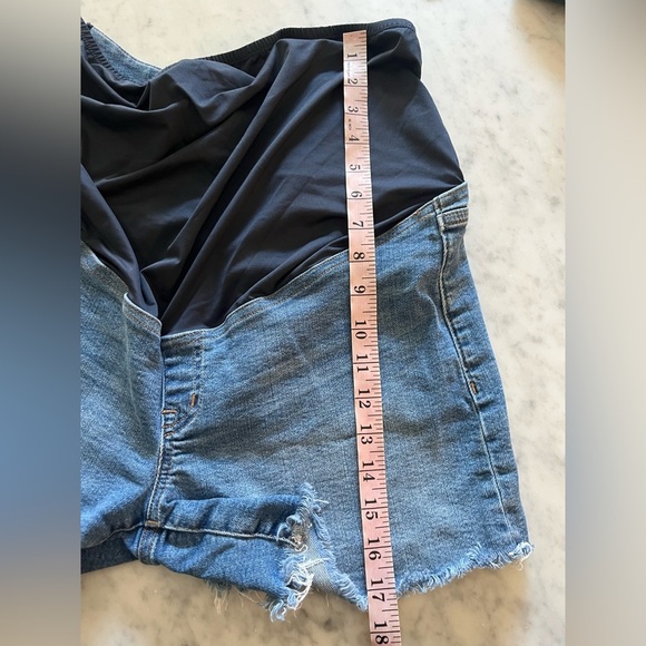 Madewell Maternity High Waist Denim Shorts 28 - Picture 4 of 5
